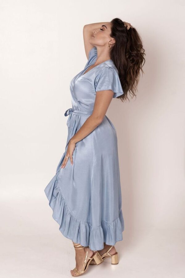 MORA SATIN DRESS - Image 3