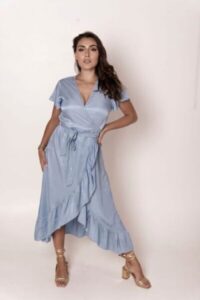 Mora Satin Dress(2)